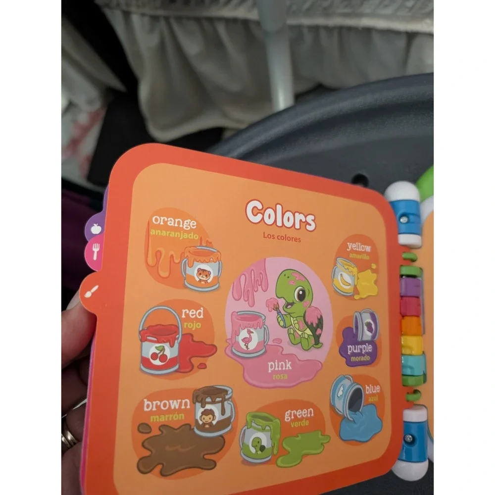Leap Frog Learning Friends 100 Words Electronic Book English Spanish 2018 Works